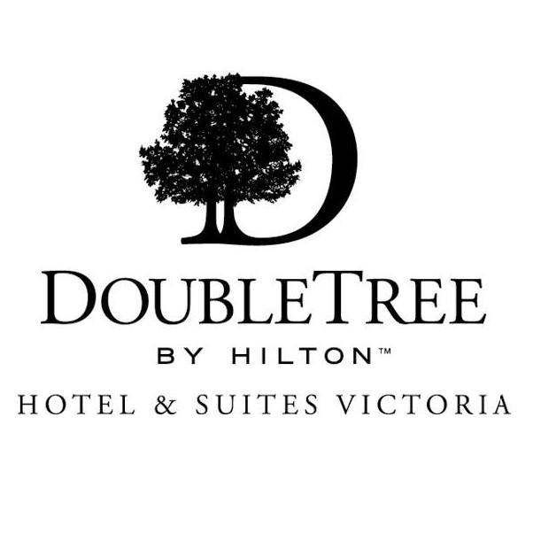 Logo of DoubleTree by Hilton Hotel & Suites Victoria.